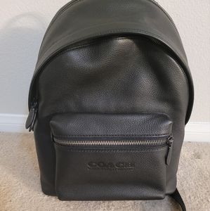 Coach leather backpack